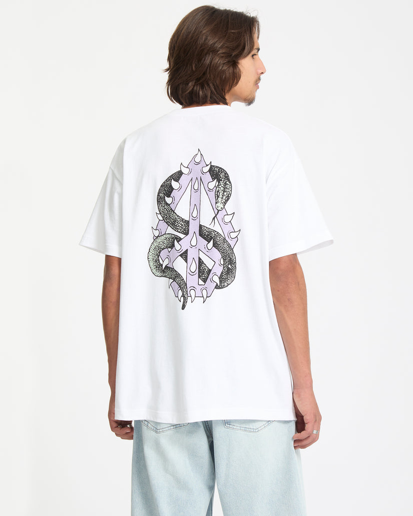 Snake Peace T-Shirt - White