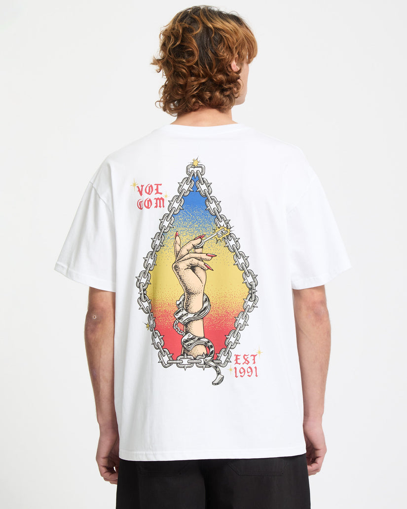 Daniel Shepard Unlocked T-Shirt  - White