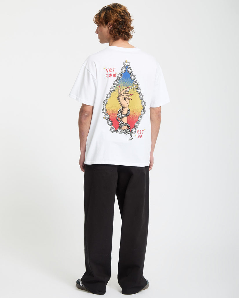 Daniel Shepard Unlocked T-Shirt  - White