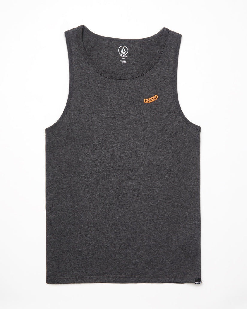 Pistol Stone Tanktop - HEATHER BLACK