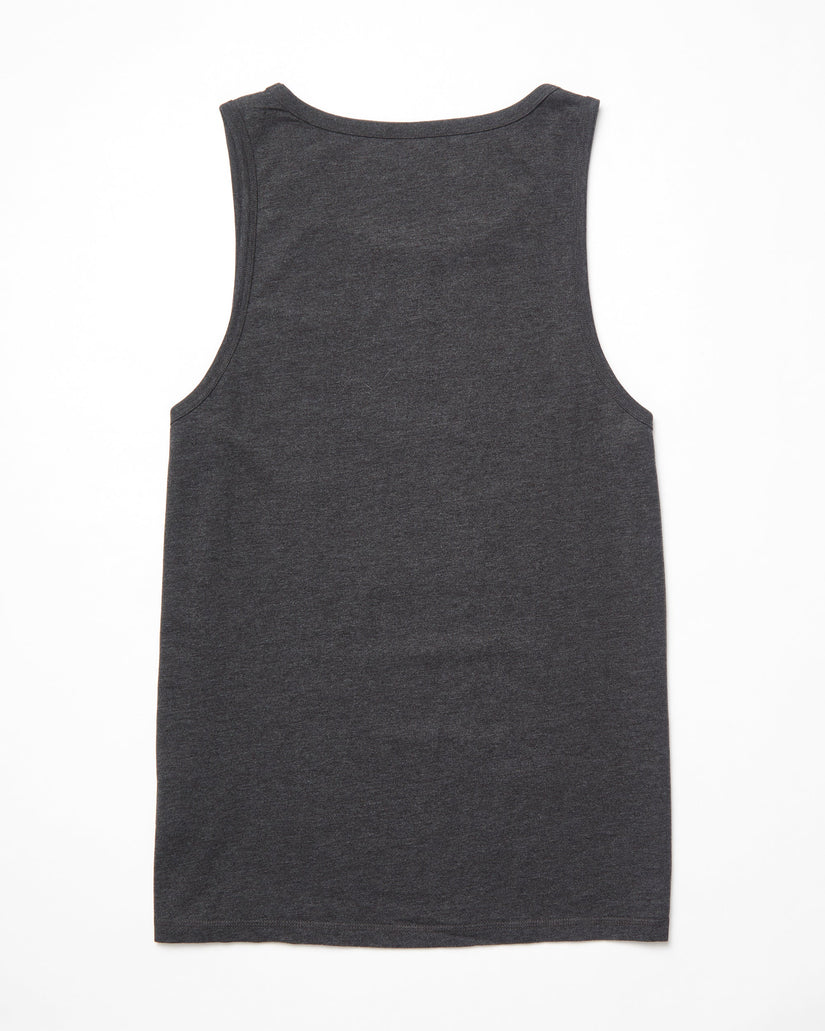 Pistol Stone Tanktop - HEATHER BLACK