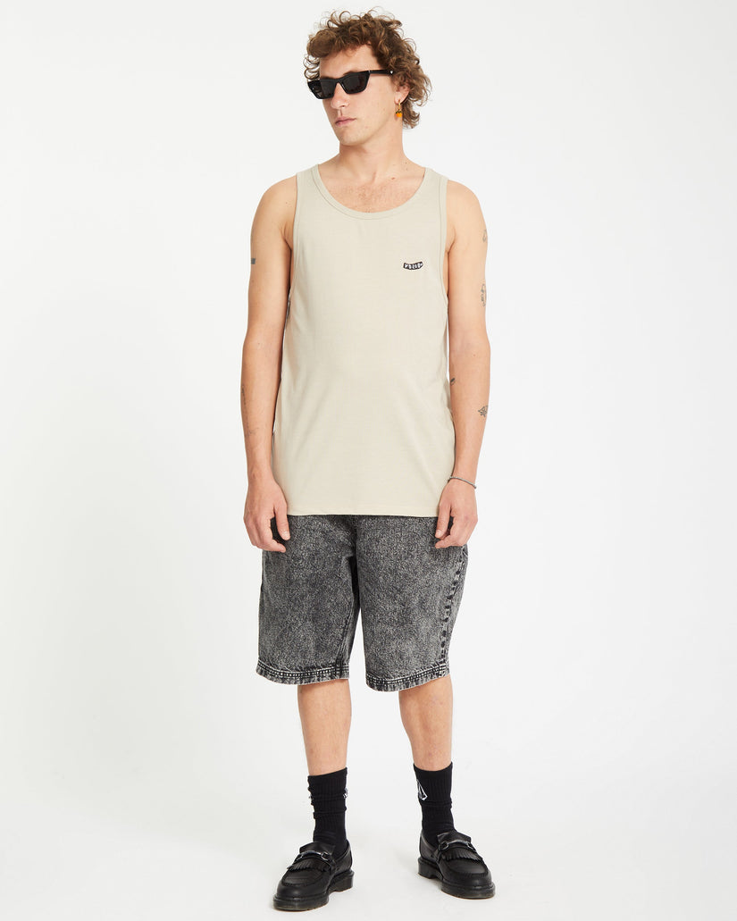 Pistol Stone Tanktop - LIGHT KHAKI