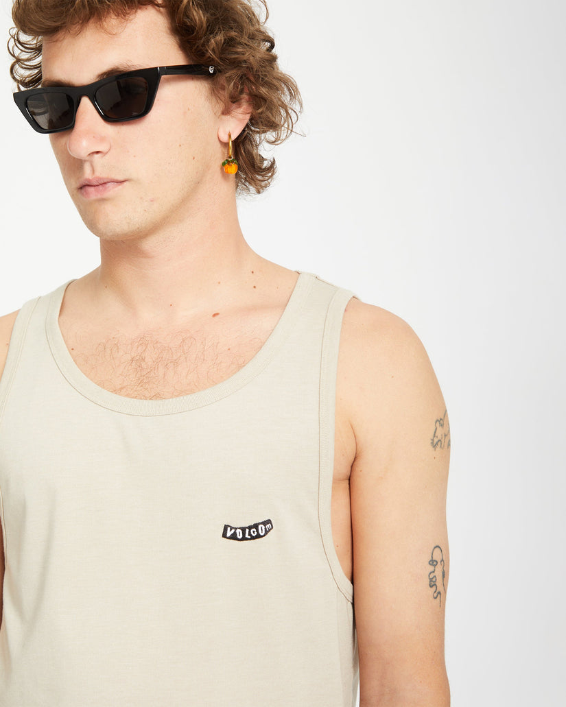 Pistol Stone Tanktop - LIGHT KHAKI