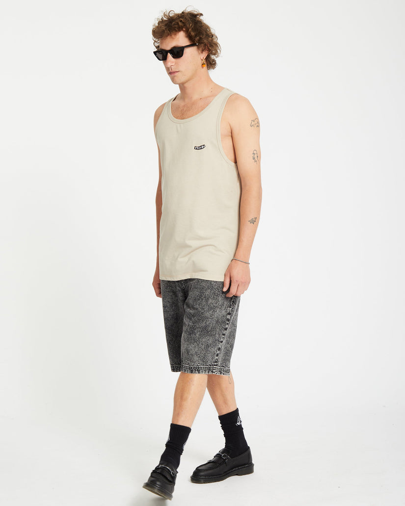 Pistol Stone Tanktop - LIGHT KHAKI