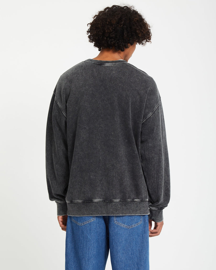 Bob Mollema Pullover - LIGHT ACID BLACK