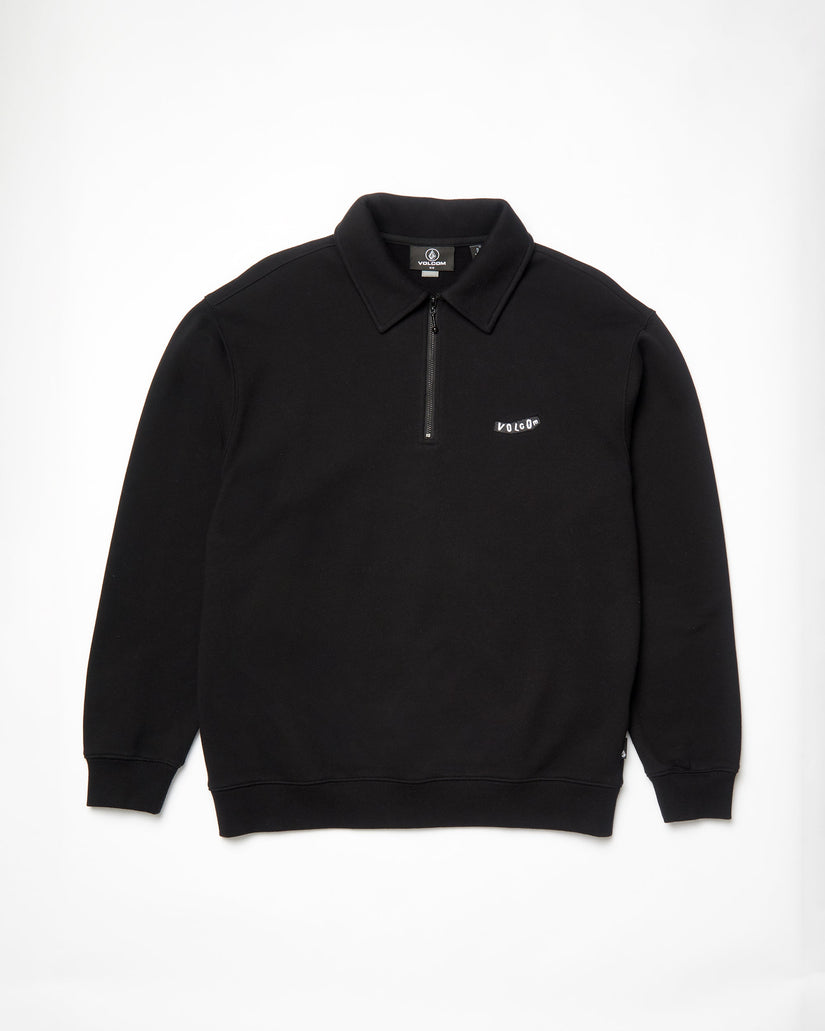 Nevermine Terry Pullover - BLACK