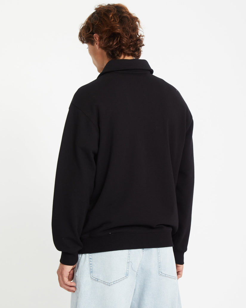 Nevermine Terry Pullover - BLACK