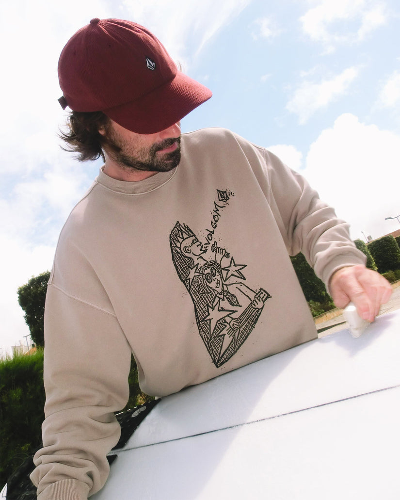 Issam Auptel Sweatshirt - Bark Brown