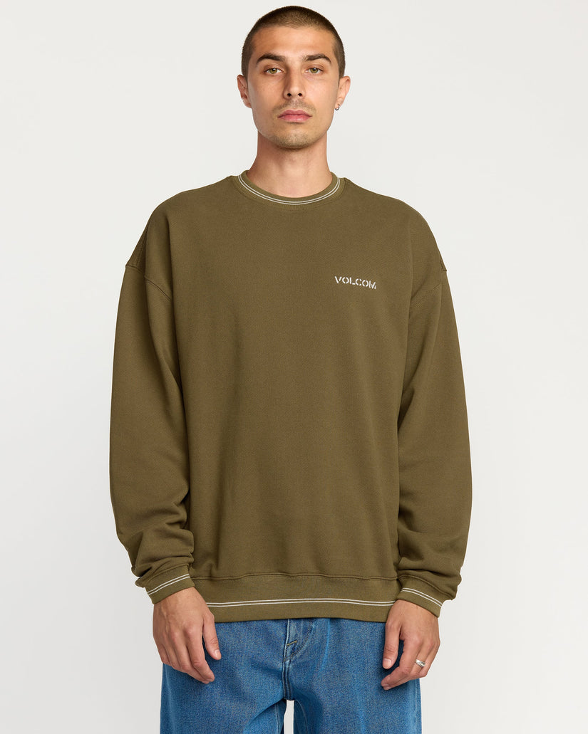 K Stone Sweatshirt - Sage Leaf