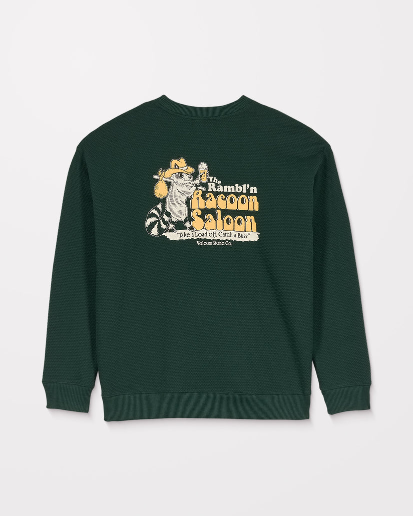 Racoon Sweatshirt - Scarab