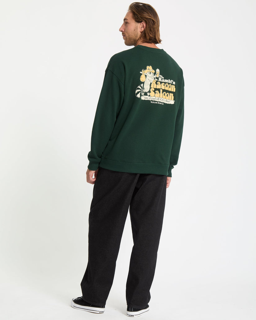 Racoon Sweatshirt - Scarab