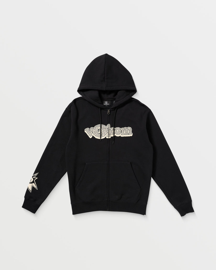 Volcom Ent Full Zip Kapuzenpullover - BLACK