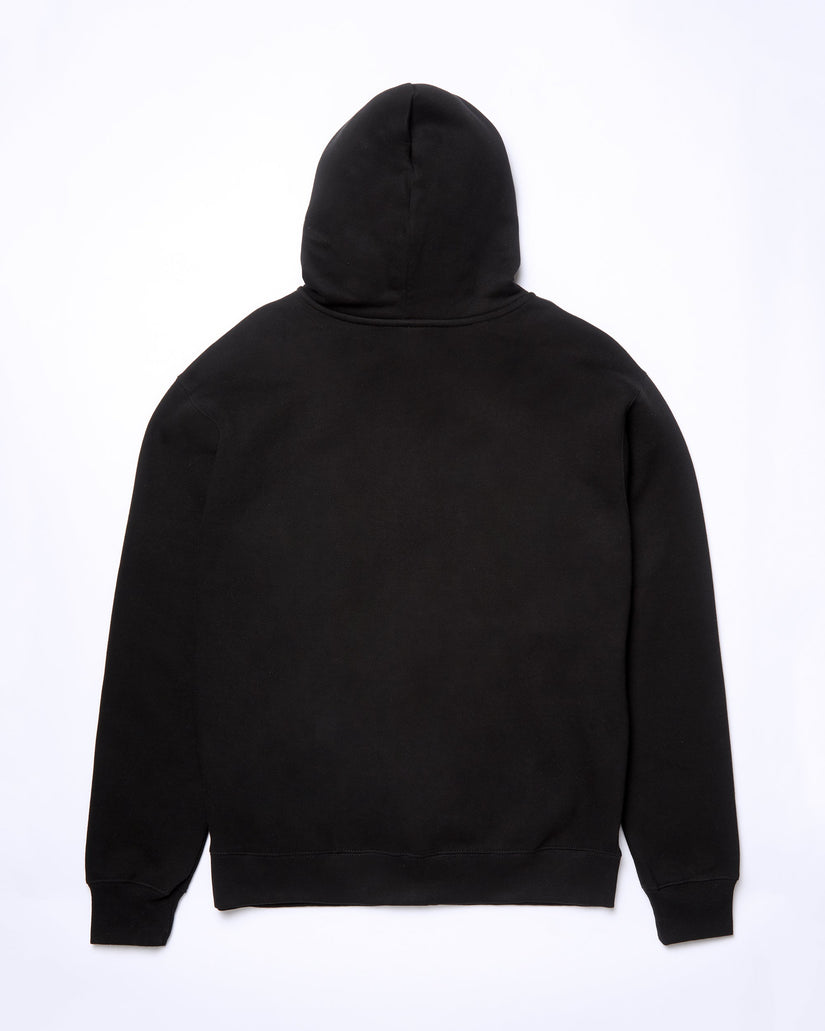 Single Stone Zip Hoodie - Black
