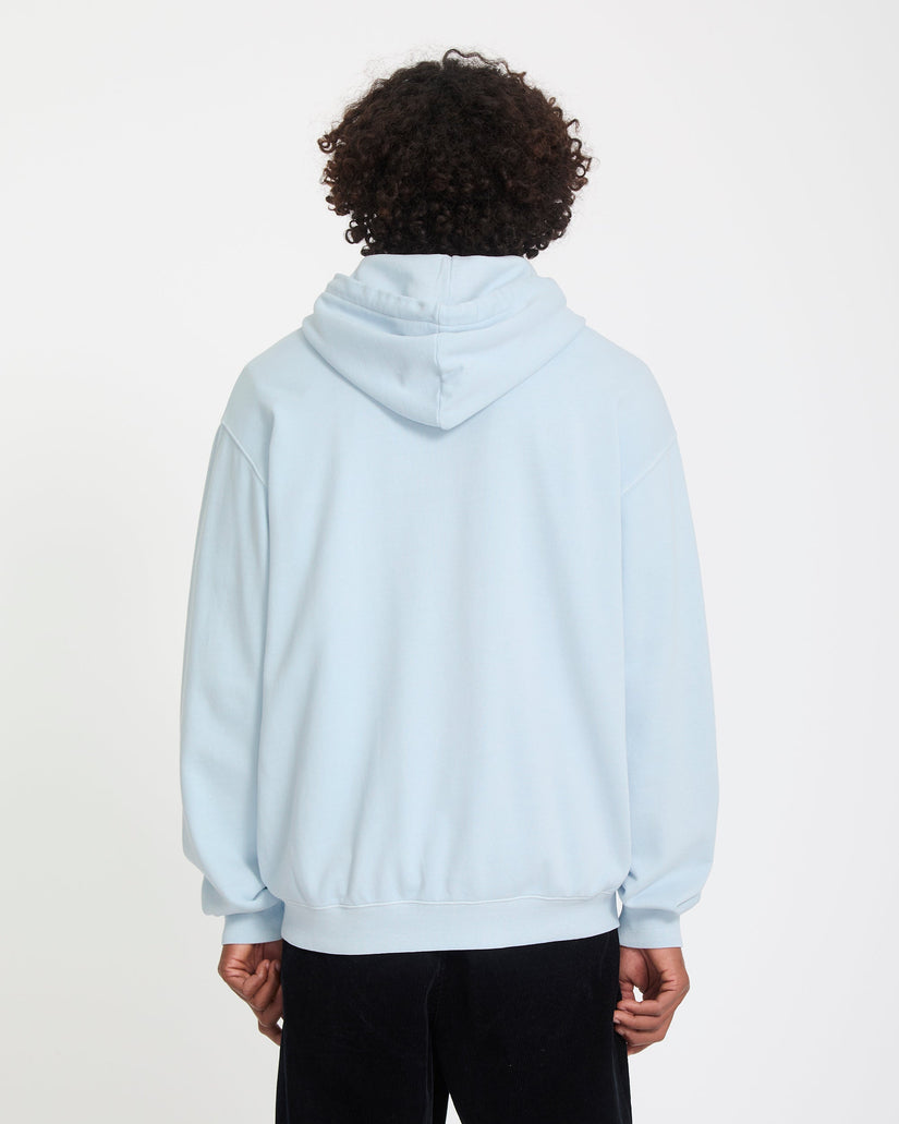Single Stone Full Zip Hoodie - Light Blue Acid