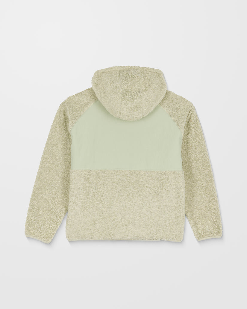 Nomaa Sherpa Kapuzenjacke - Green Tea