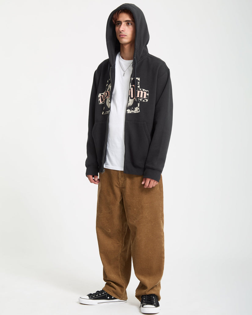 Stick Stoner Kapuzenjacke - Antique Black