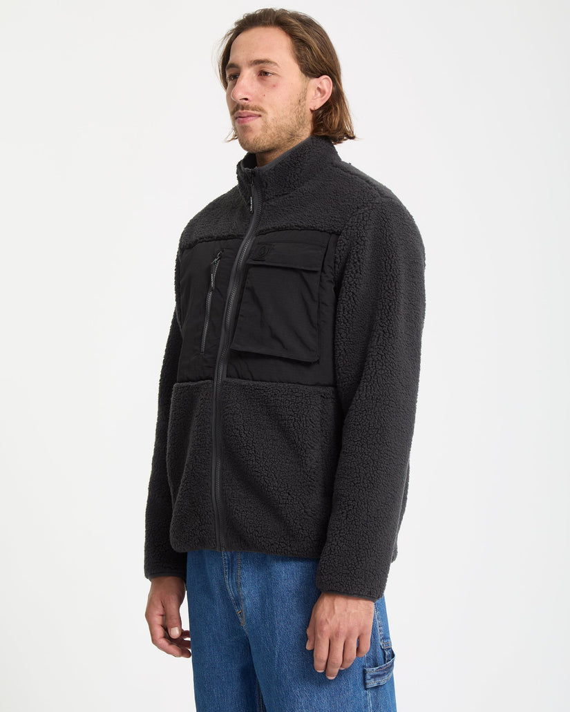 Storm Stone Zip Sweatshirt - Asphalt Black