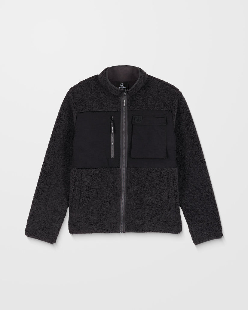 Storm Stone Zip Sweatshirt - Asphalt Black