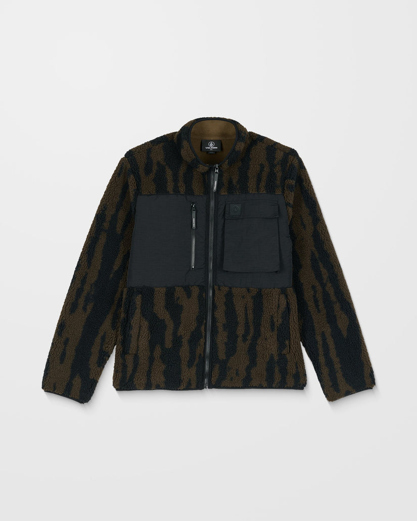 Storm Stone Zip Sweatshirt - Sage Leaf