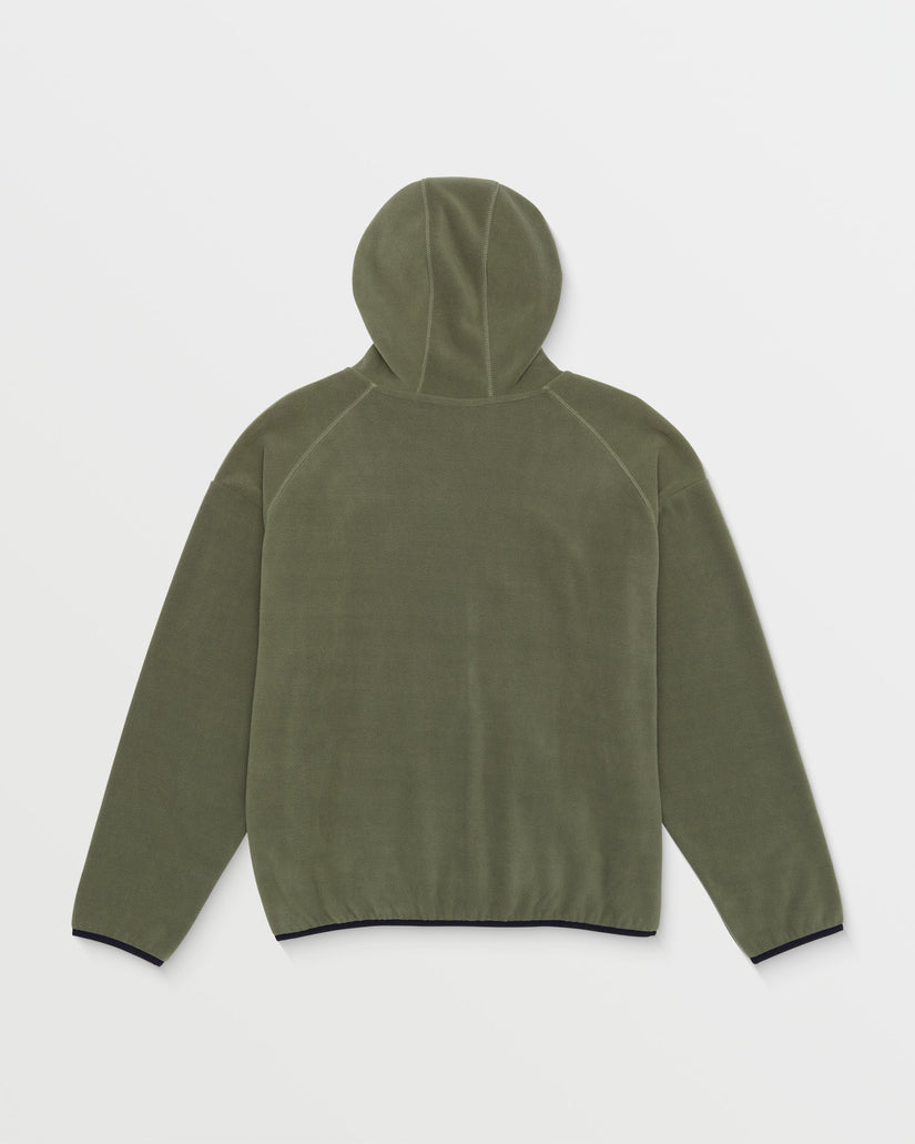 Nomaa Zip Fleece Hoodie - Wintermoss