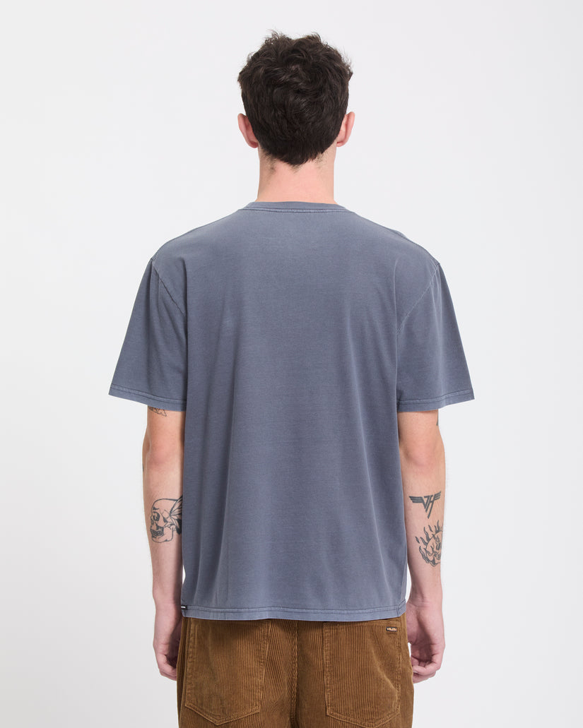 Solid Stone T-Shirt - Storm Blue
