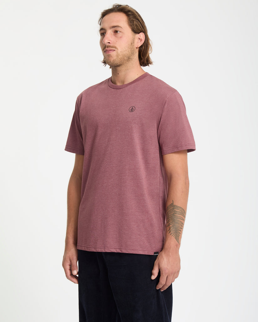 Circle Blanks T-Shirt - Merlot