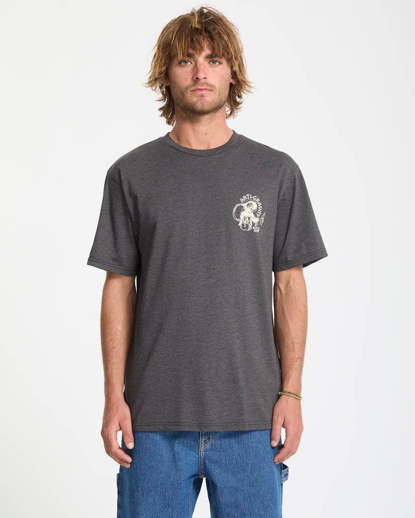Anti Gravity T-Shirt - Heather Black