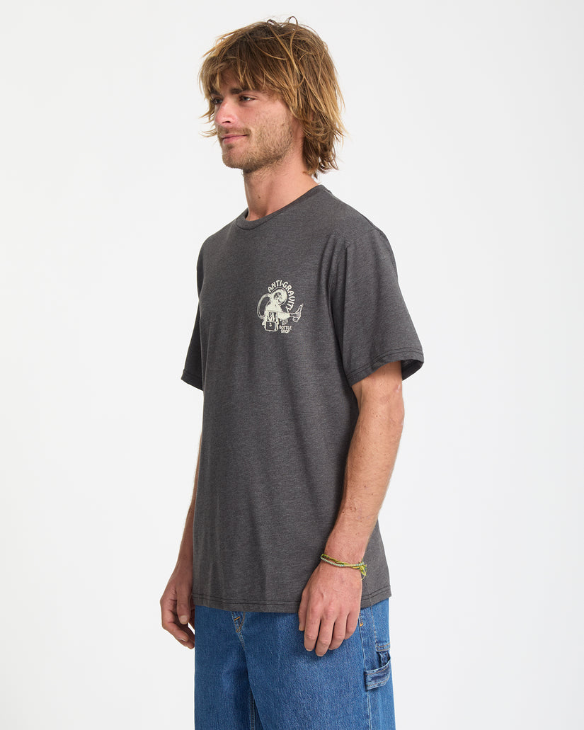 Anti Gravity T-Shirt - Heather Black