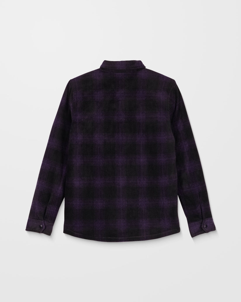 Bowered Hemdjacke - Dark Purple