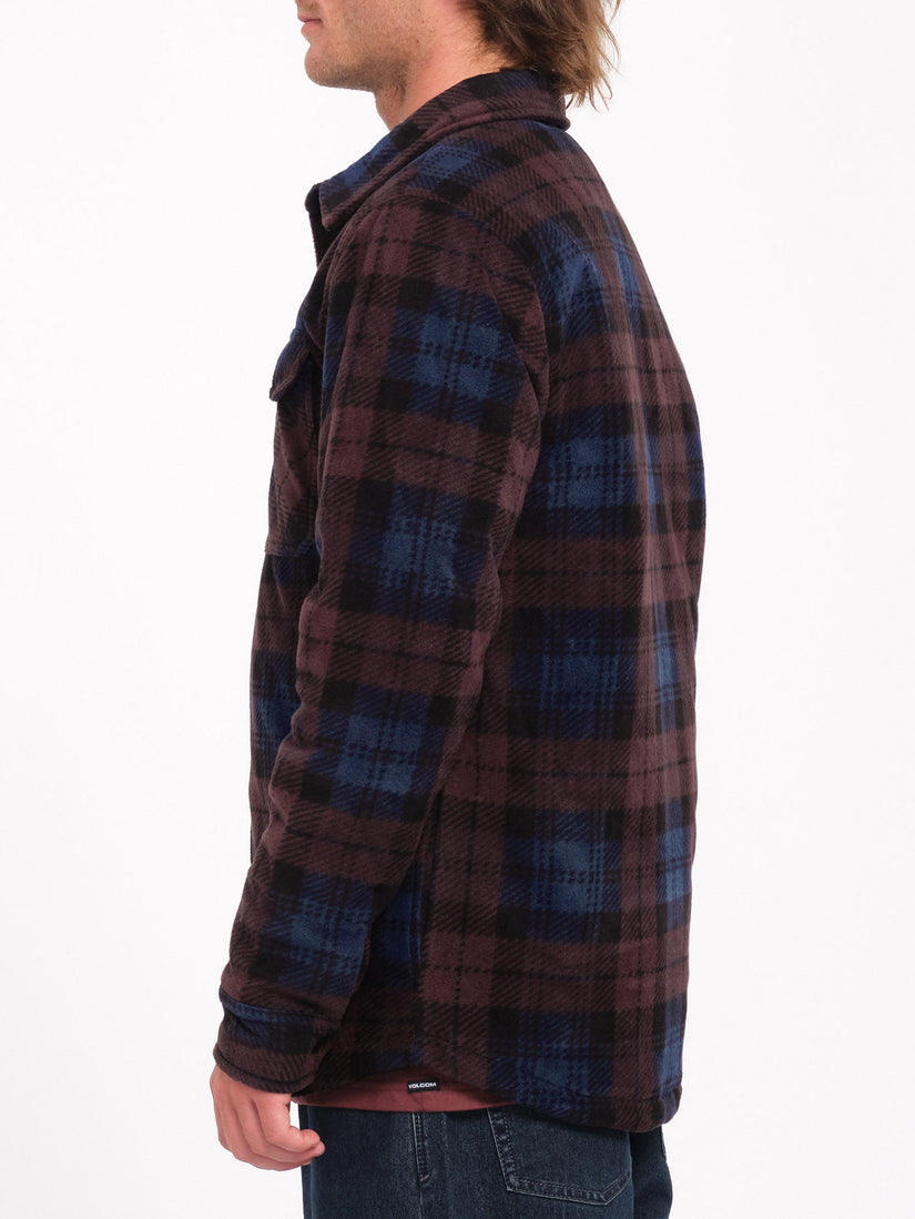 Bowered Polar Überhemd - Merlot