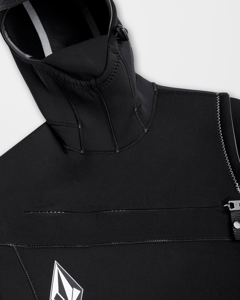 Modulator 4/3Mm Hooded Chest Zip Neoprenanzug - Black