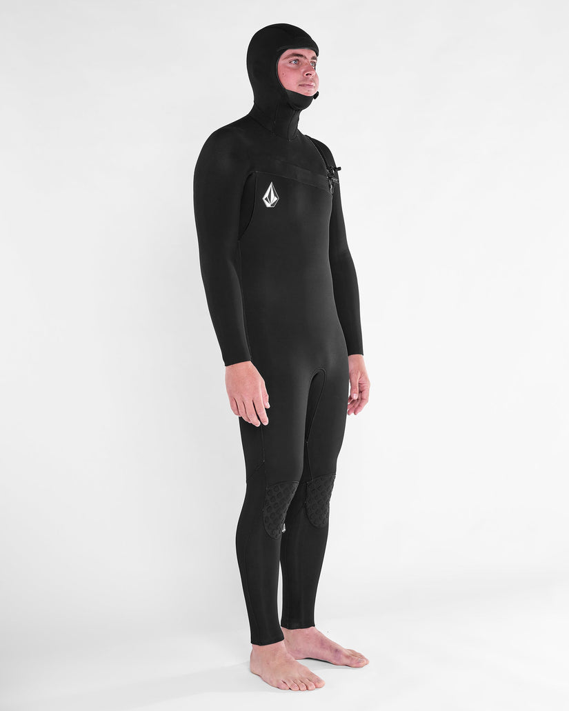 Modulator 4/3Mm Hooded Chest Zip Neoprenanzug - Black