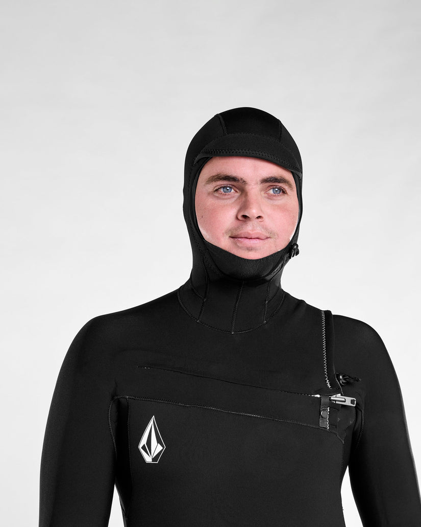 Modulator 4/3Mm Hooded Chest Zip Neoprenanzug - Black