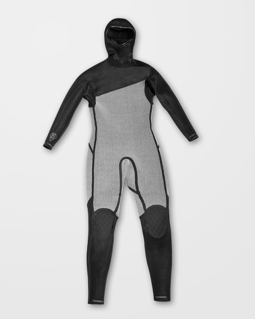 Modulator 4/3Mm Hooded Chest Zip Neoprenanzug - Black