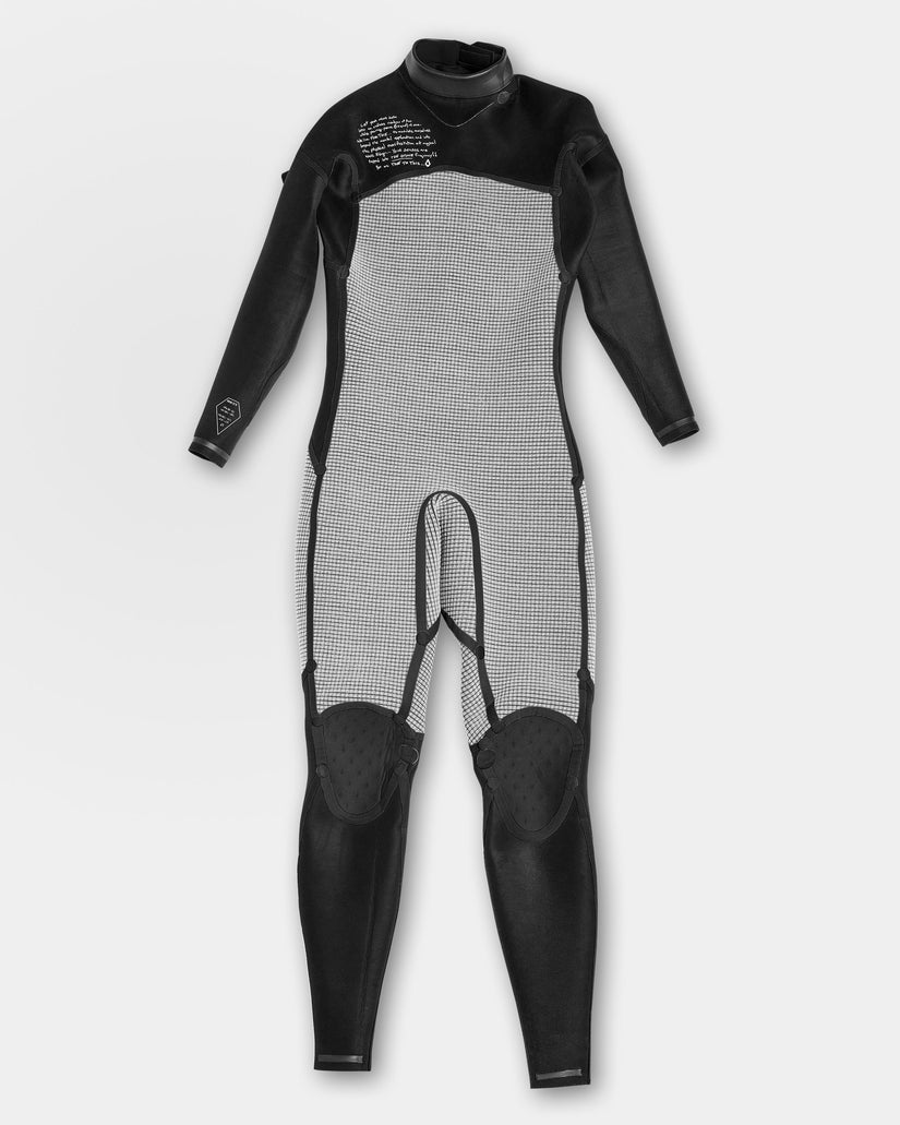 Modulator 3/2Mm Long Sleeve Back Zip Full Neoprenanzug - Black