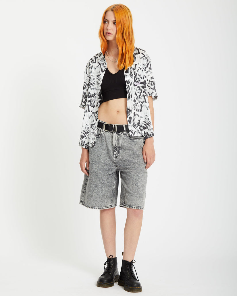 Alix Top - BLACK WHITE