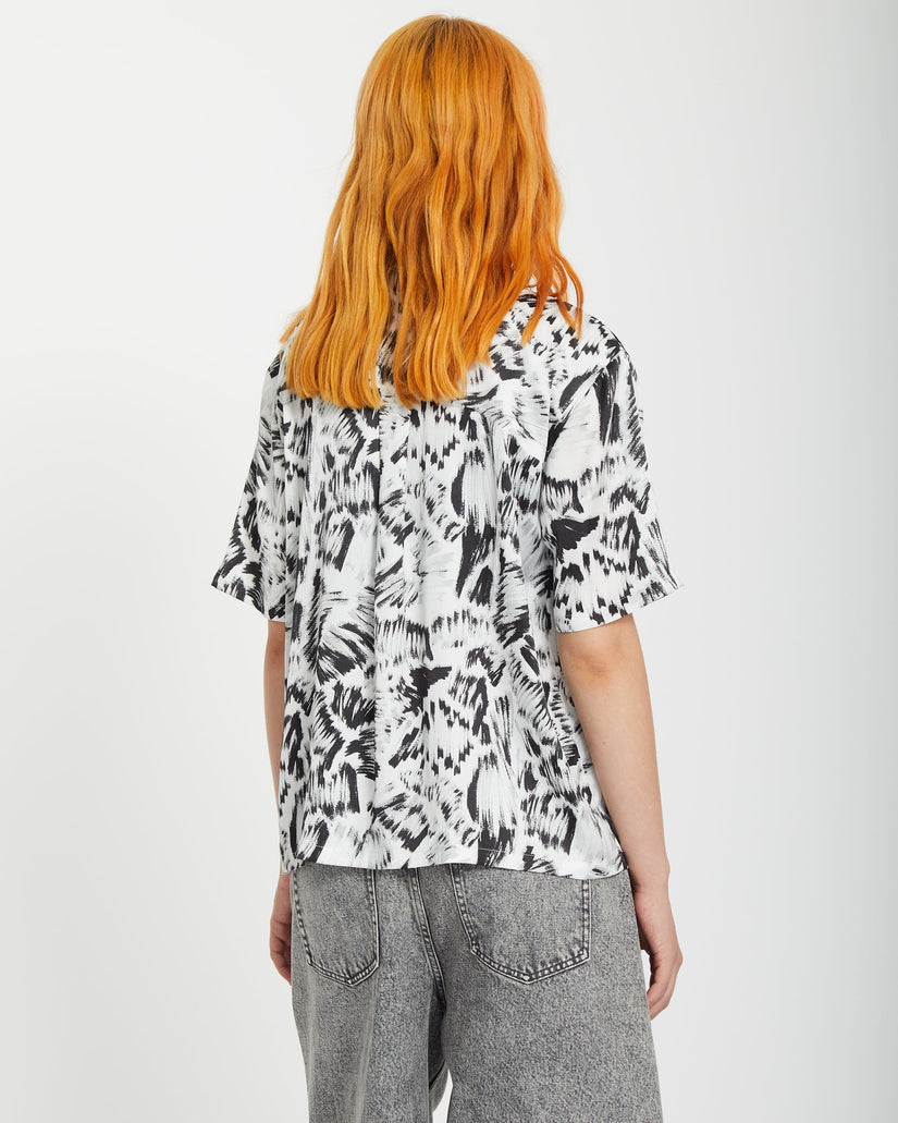 Alix Top - BLACK WHITE