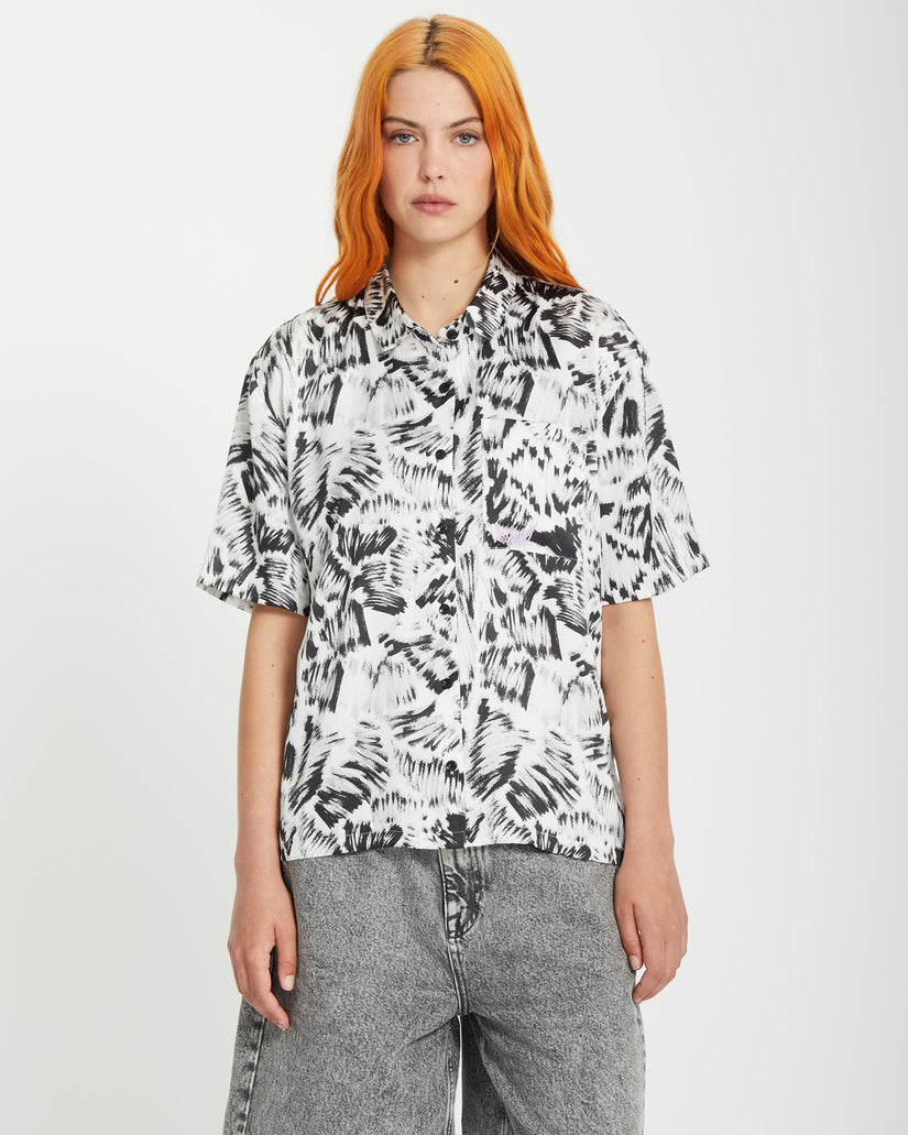Alix Top - BLACK WHITE