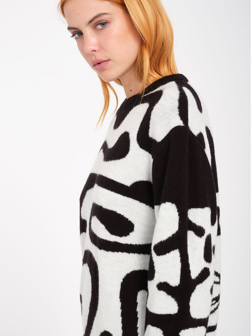 Zephyr Pullover - Black White
