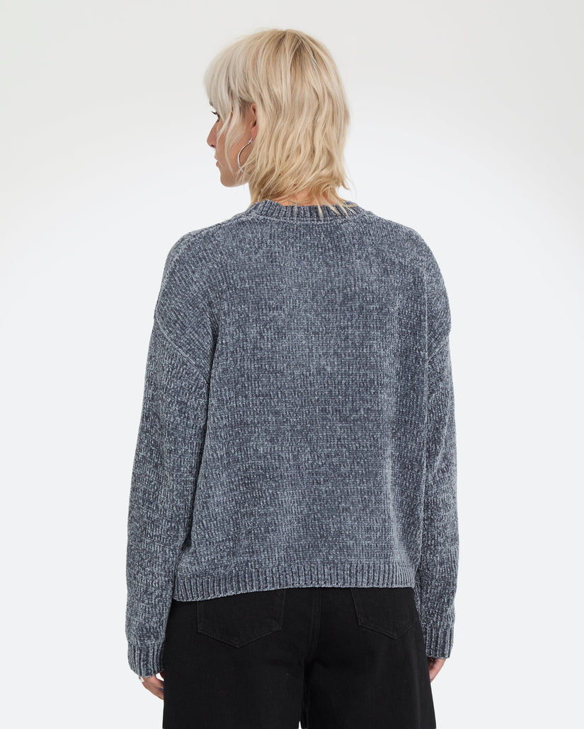 Bubble Tease Pullover - Storm Blue