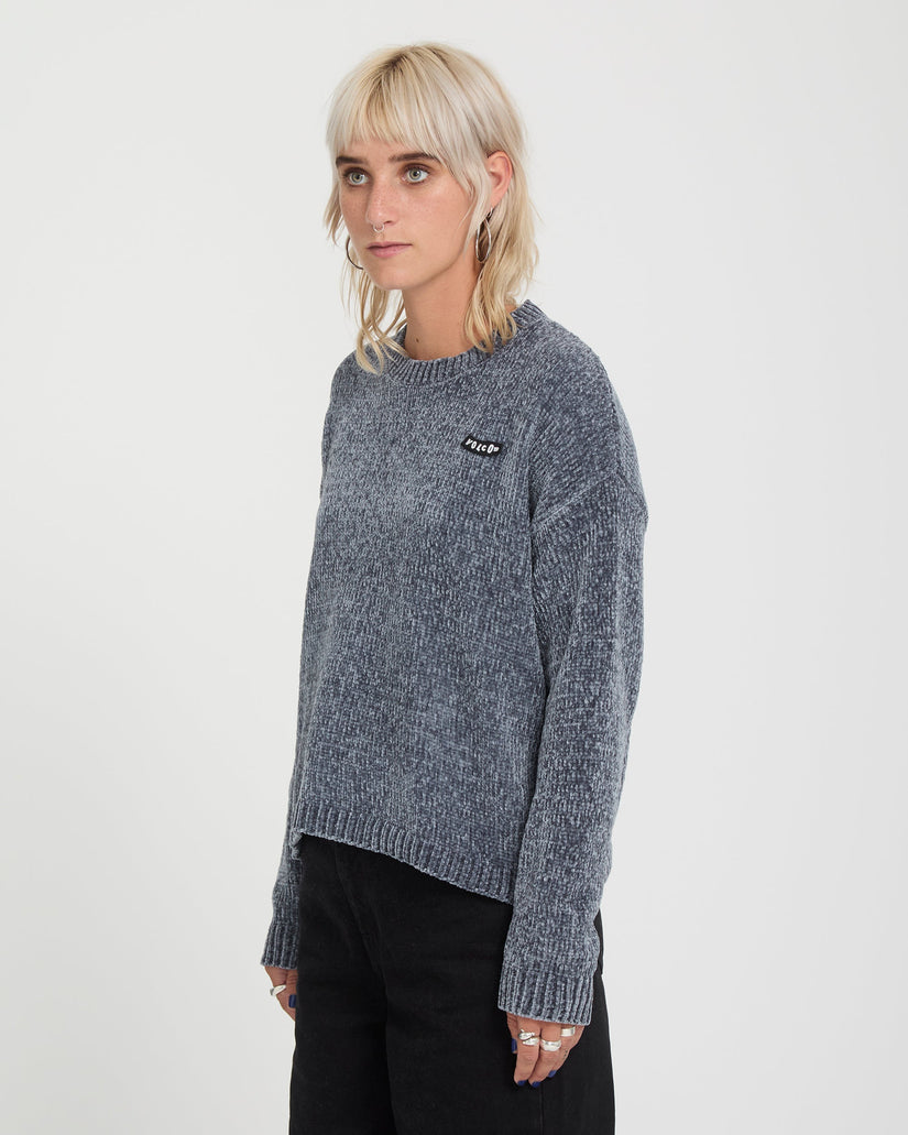 Bubble Tease Pullover - Storm Blue