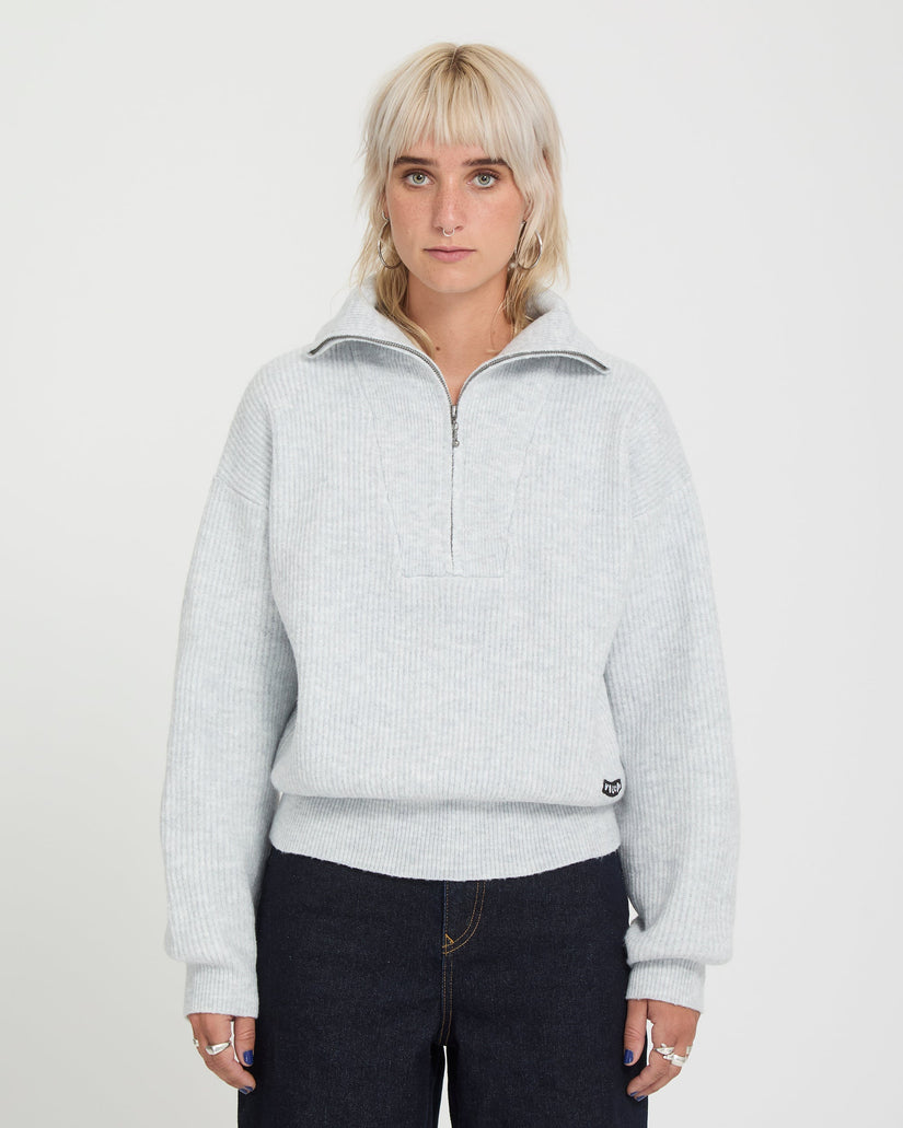 Voltrane Pullover - Bone Heather
