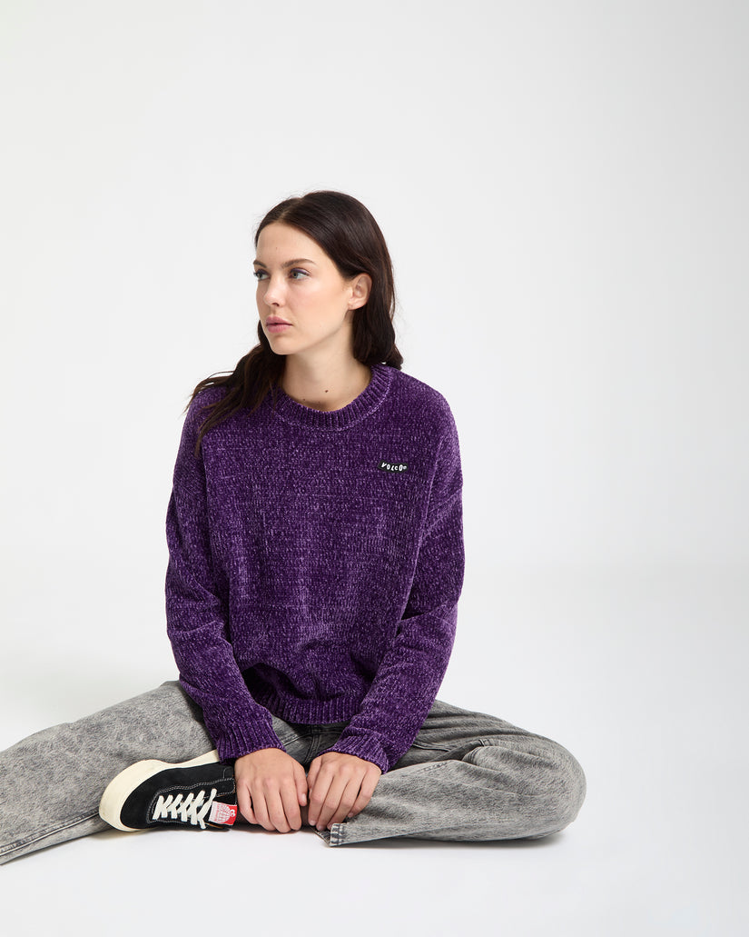 Bubble Tease Pullover - Acai