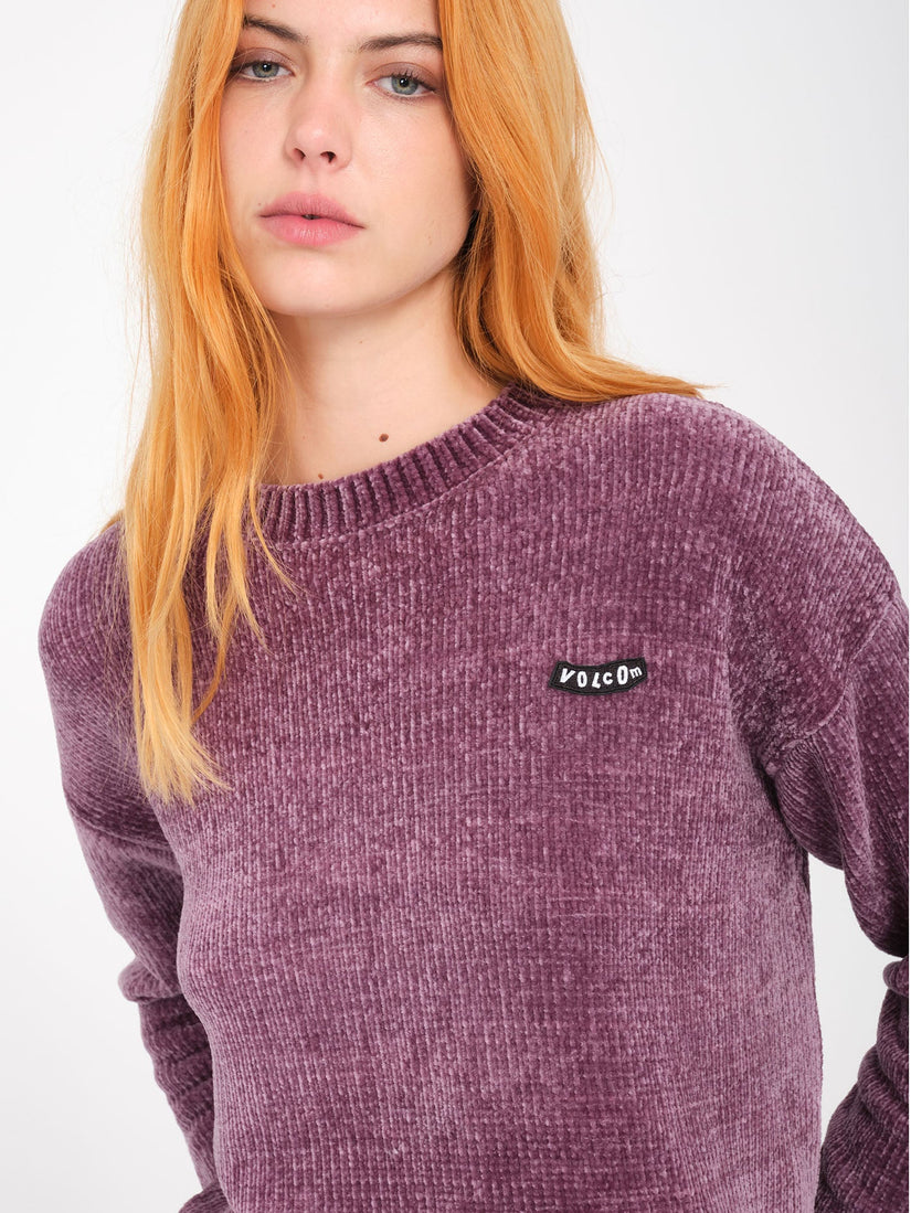 Bubble Tease Pullover - Vintage Violet