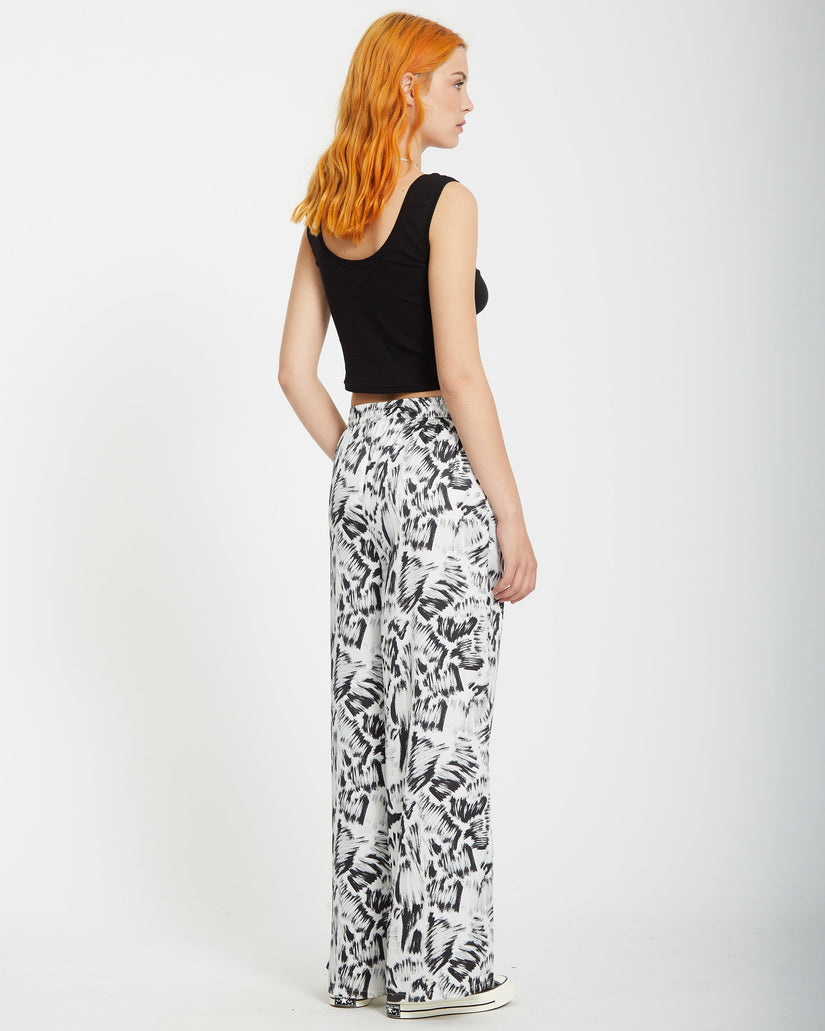 Alix Elasticated Waist Hose - BLACK WHITE