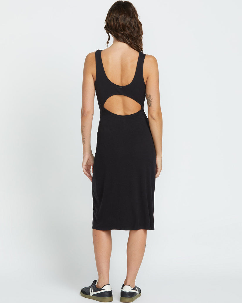 Rizzled Kleid - BLACK