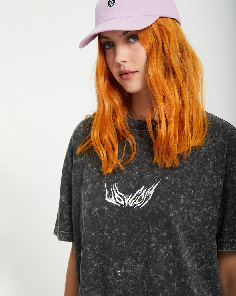 Alix Tee Kleid - VINTAGE BLACK