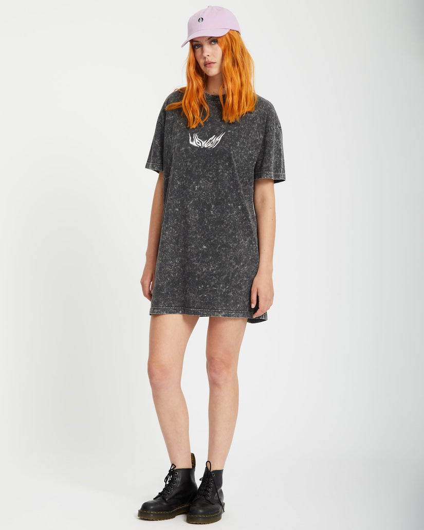 Alix Tee Kleid - VINTAGE BLACK