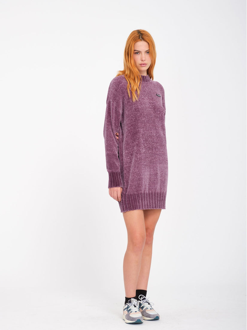 Bubble Tea Kleid - Vintage Violet