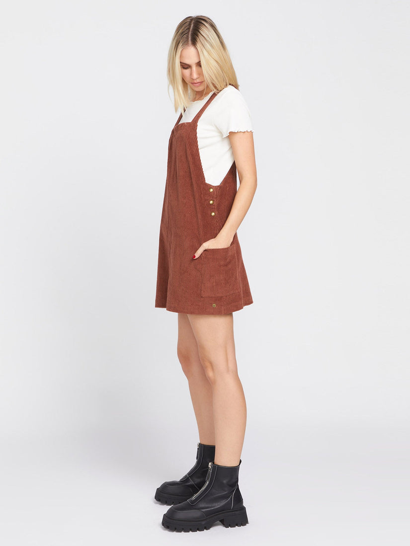 Power Chord Kleid - Chestnut Brown